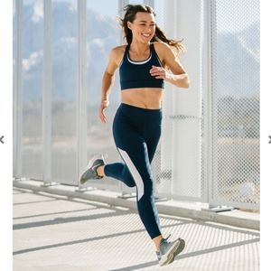 Zyia Navy Primo Mesh Hi-Rise 7/8 24"